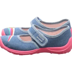 Fischer Markenschuh Hausschuh Boogy blau Sale