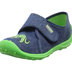 Fischer Markenschuh Hausschuh Boogy blau Outlet