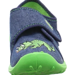 Fischer Markenschuh Hausschuh Boogy blau Outlet