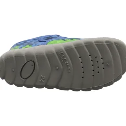 Fischer Markenschuh Hausschuh Auto blau Clearance