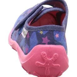 Fischer Markenschuh Hausschuh Boogy blau Discount