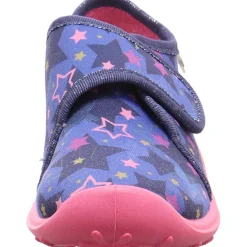 Fischer Markenschuh Hausschuh Boogy blau Discount