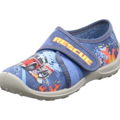 Fischer Markenschuh Hausschuh Rescue blau Clearance