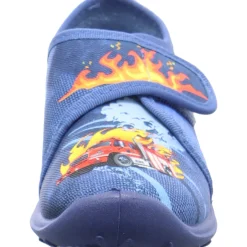 Fischer Markenschuh Hausschuh Boogy blau New