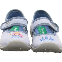 Fischer Markenschuh Hausschuh Boogy grau Clearance