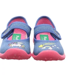 Fischer Markenschuh Hausschuh Einhorn blau Online