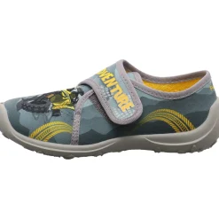 Fischer Markenschuh Hausschuh Boogy grau Outlet