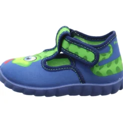Fischer Markenschuh Hausschuh Flexi blau