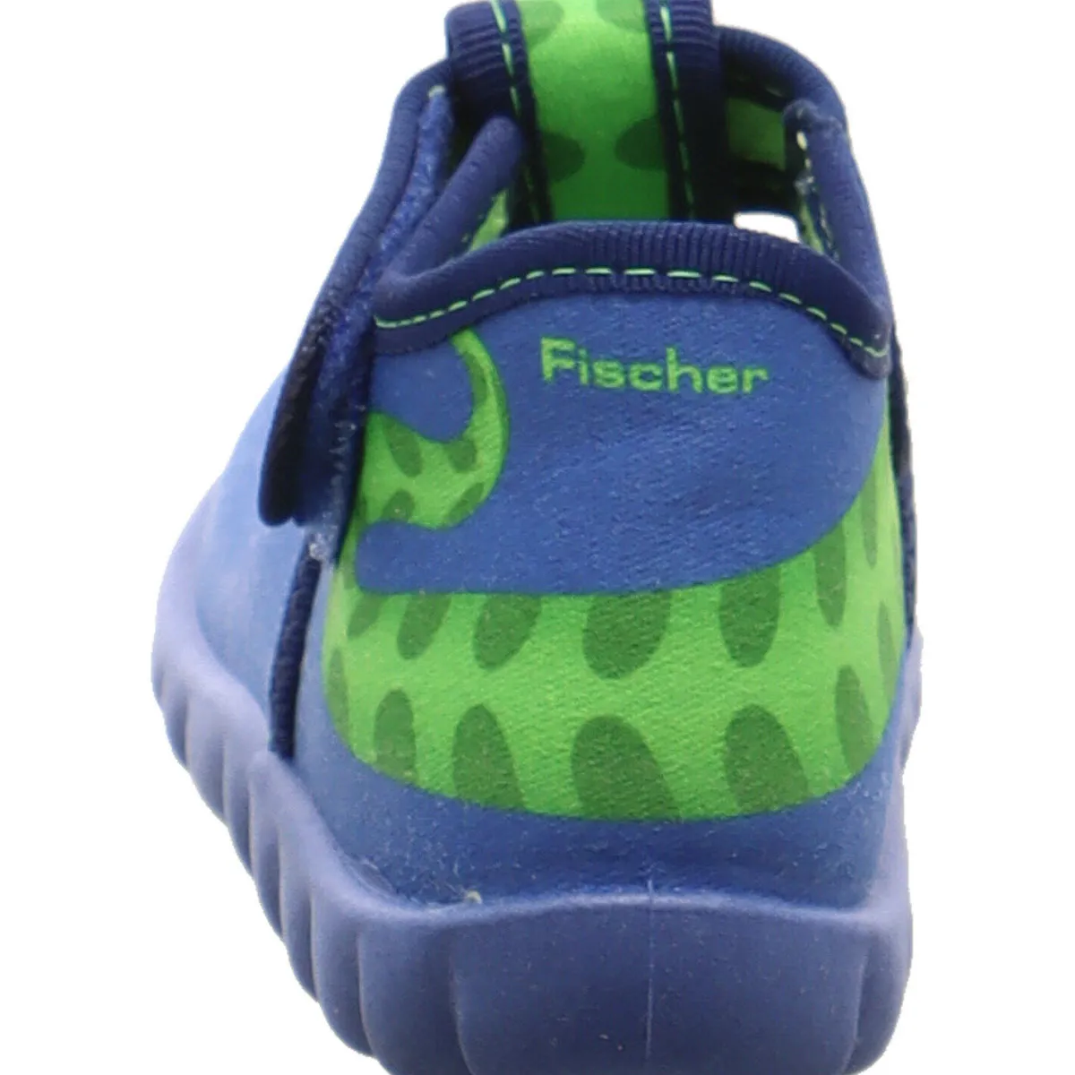 Fischer Markenschuh Hausschuh Flexi blau