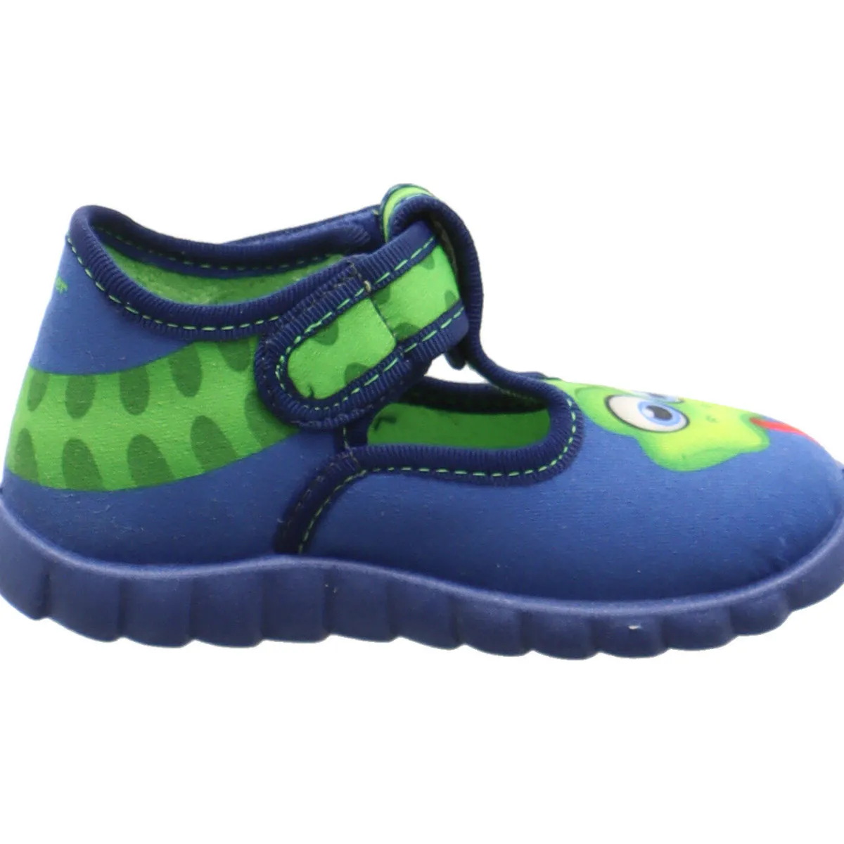 Fischer Markenschuh Hausschuh Flexi blau