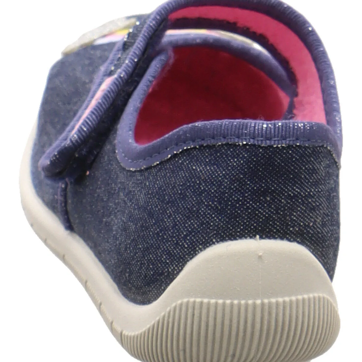 Fischer Markenschuh Hausschuh Melly blau New