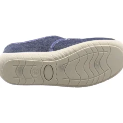 Fischer Markenschuh Hausschuh Melly blau New