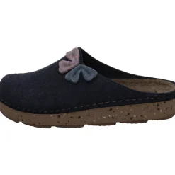 Fischer Markenschuh Hausschuh Anne blau Outlet