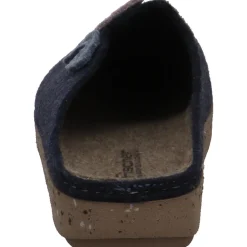 Fischer Markenschuh Hausschuh Anne blau Outlet