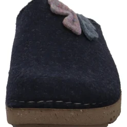 Fischer Markenschuh Hausschuh Anne blau Outlet