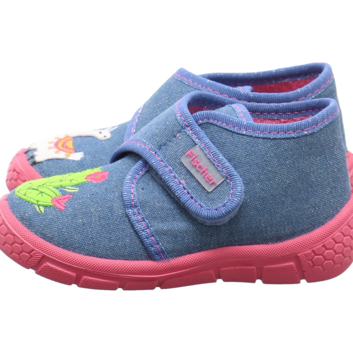 Fischer Markenschuh Hausschuh Honey blau Online