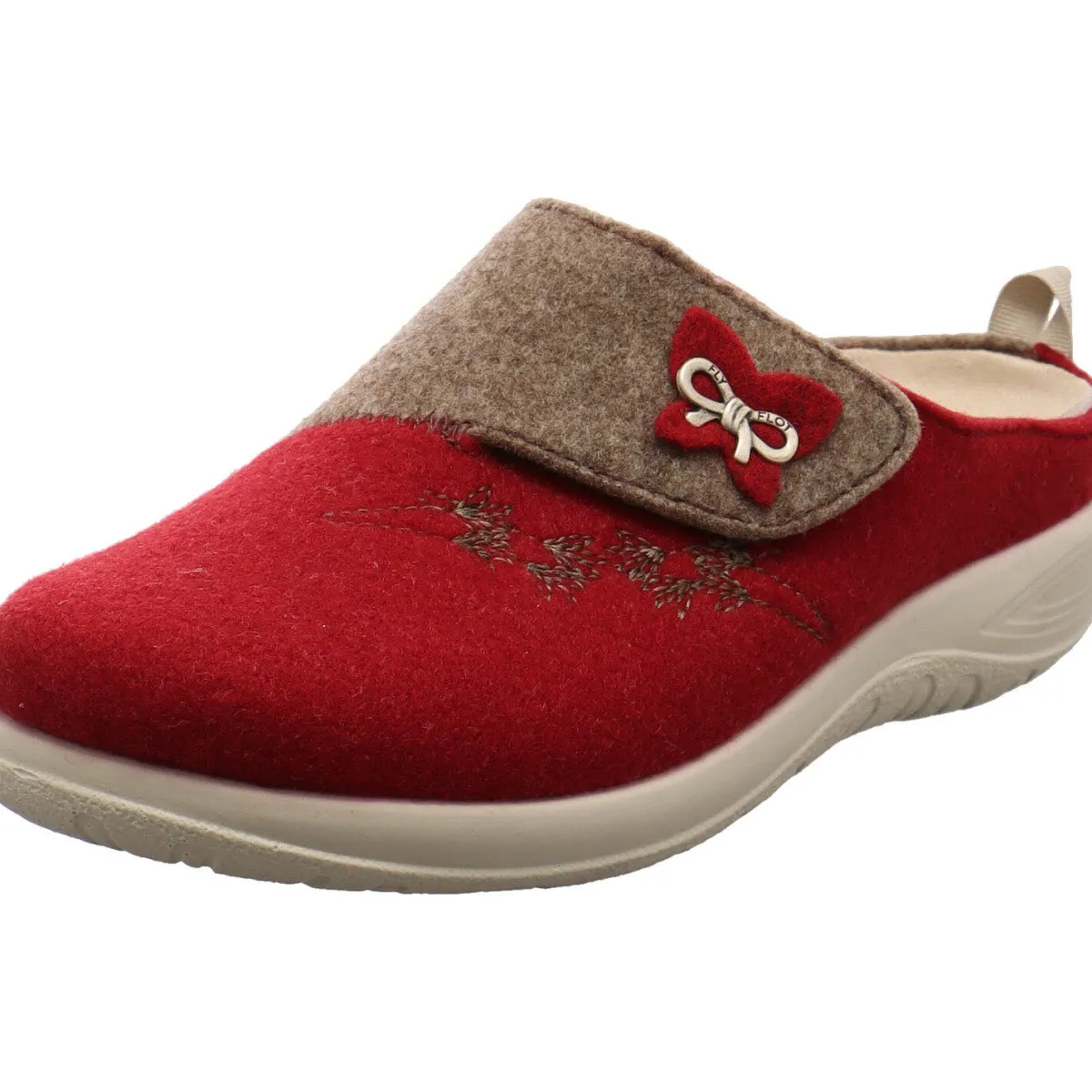 Fly Flot Hausschuh rot Discount