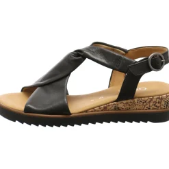 Gabor Keilsandalette schwarz Clearance