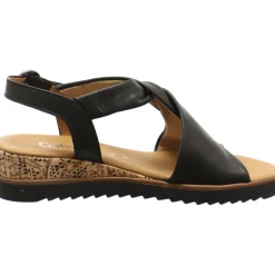 Gabor Keilsandalette schwarz Clearance