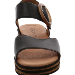 Gabor Keilsandalette schwarz Best