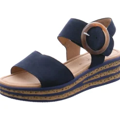 Gabor Keilsandalette blau Discount