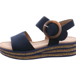 Gabor Keilsandalette blau Discount