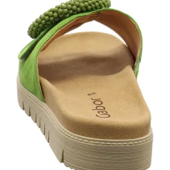 Gabor Pantolette grün Sale