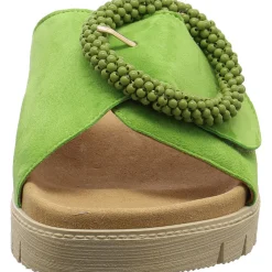 Gabor Pantolette grün Sale