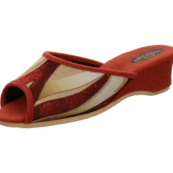 Helmut Trunte Hausschuh rot Clearance