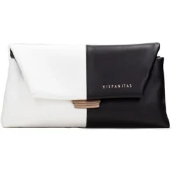 Hispanitas Clutch Bolsos-V25 schwarz/weiß