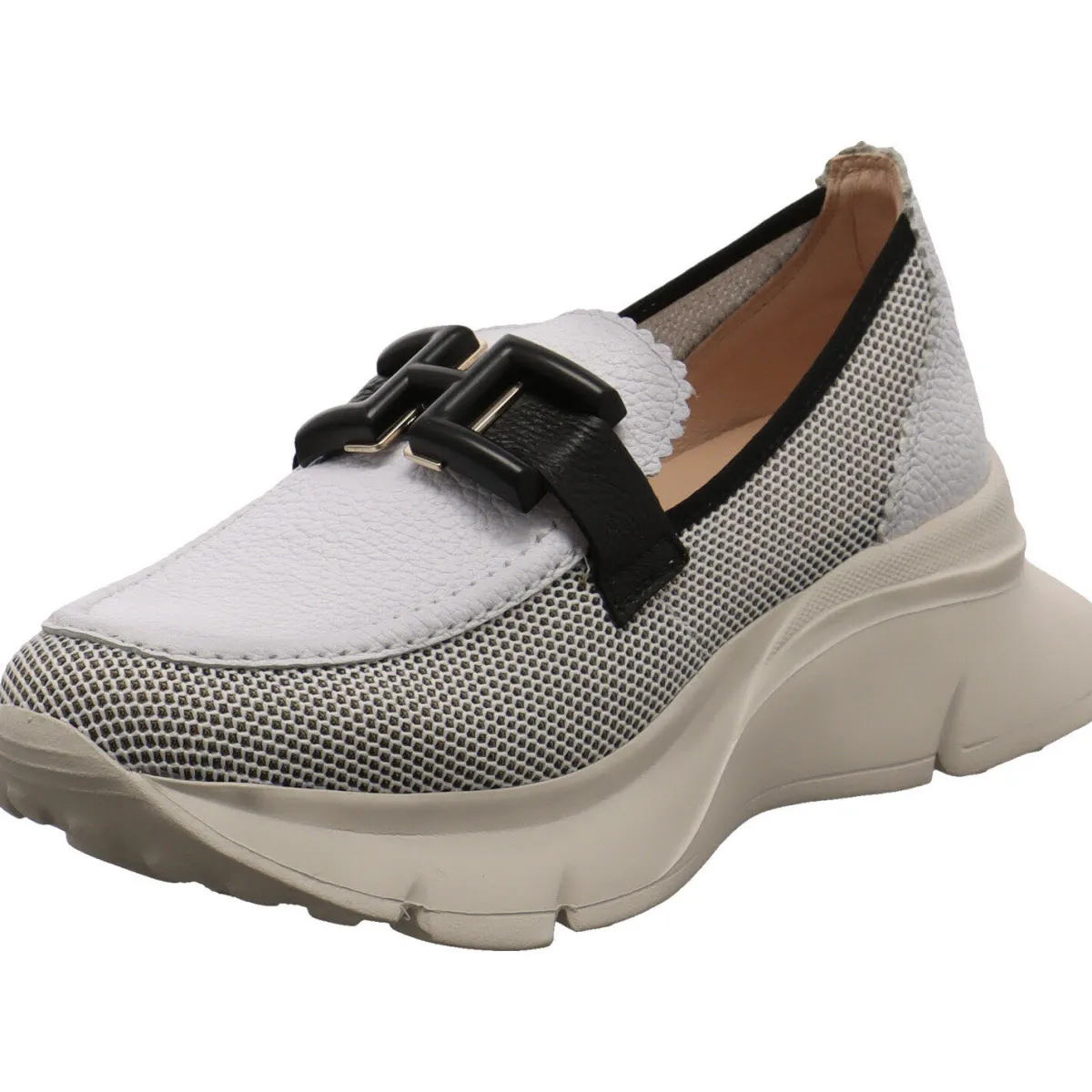 Hispanitas Loafer Hawai schwarz/weiß Discount