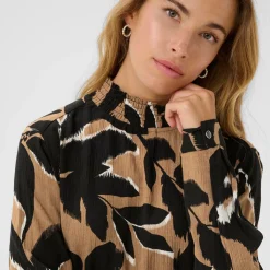 Kaffe Bluse KAamber braun