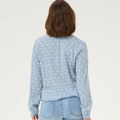 Kaffe Bluse KAditte Blouse blau Clearance