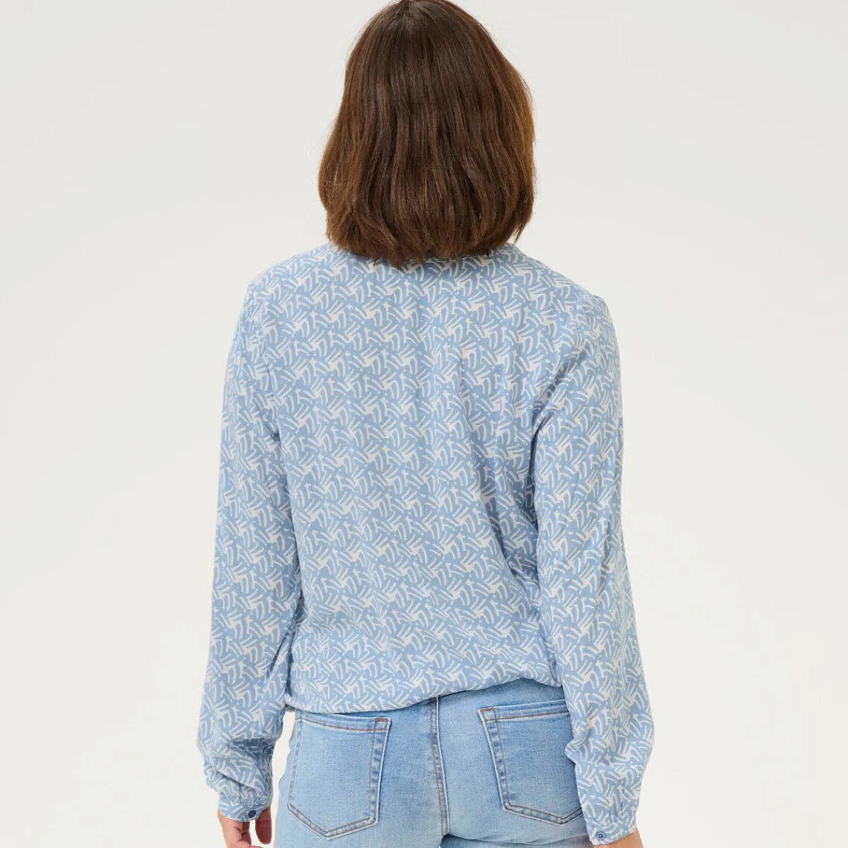 Kaffe Bluse KAditte Blouse blau Clearance