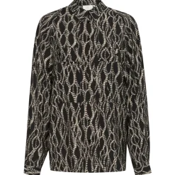 Kaffe Bluse KAdunora Hemd schwarz Outlet