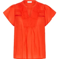 Kaffe Bluse KAkarli Blouse rot Sale