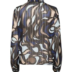 Kaffe Bluse KAmargo Blouse blau Outlet