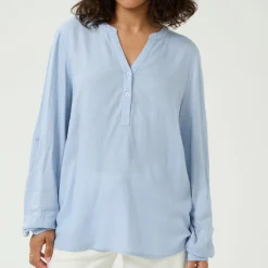 Kaffe Bluse KAMilia Blouse blau Online