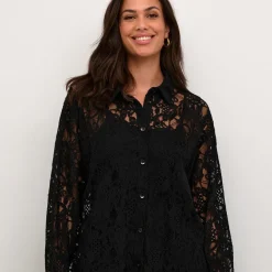 Kaffe Bluse KAnelly schwarz Sale