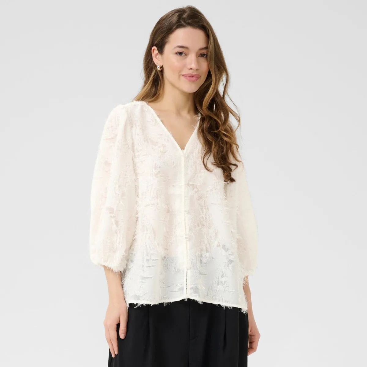 Kaffe Bluse KApariva Blouse beige Clearance