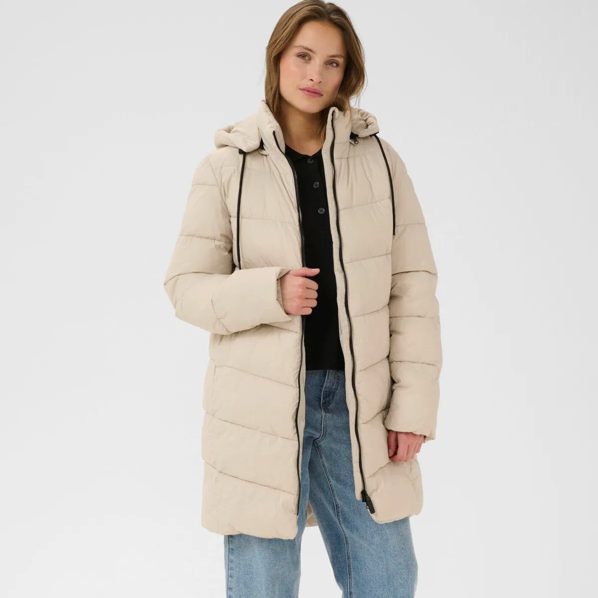 Kaffe Jacke KAsusanne grau New