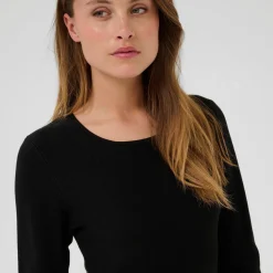 Kaffe Kleid KAmalina Knit Dress schwarz Hot