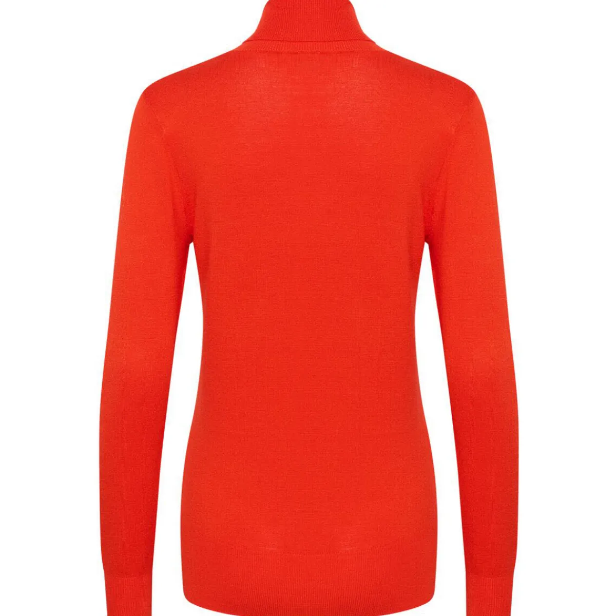 Kaffe Pullover Astrid Roll Neck rot Discount