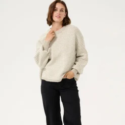 Kaffe Pullover KAellery Knit grau Best