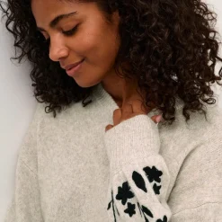 Kaffe Pullover KAlisette Knit grau Sale