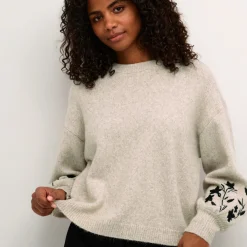 Kaffe Pullover KAlisette Knit grau Sale