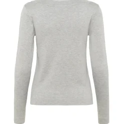 Kaffe Pullover KAlizza Knit grau Clearance