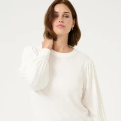 Kaffe Pullover KAlone Knit weiß Online