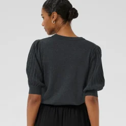 Kaffe Pullover KAlone Knit grau Best