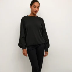 Kaffe Pullover KAlone Knit schwarz Sale